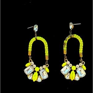 Citrine yellow earrings